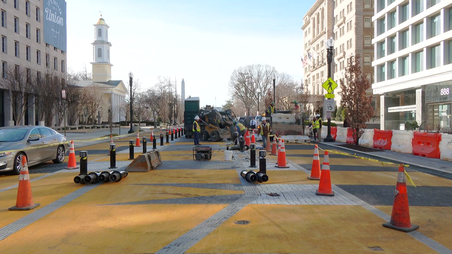Dismantling of Black Lives Matter Plaza begins, mayor pledges redesign