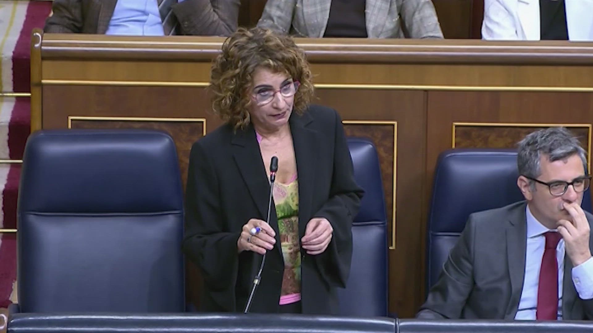 María Jesús Montero carga contra VOX por los aranceles de Trump