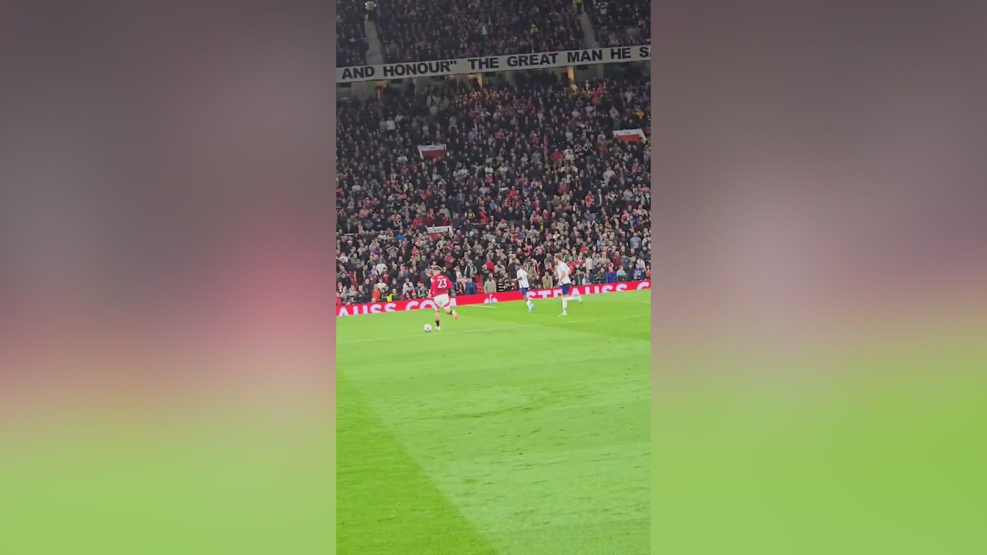 Manchester United’s epic comeback against Lyon caught from the stands