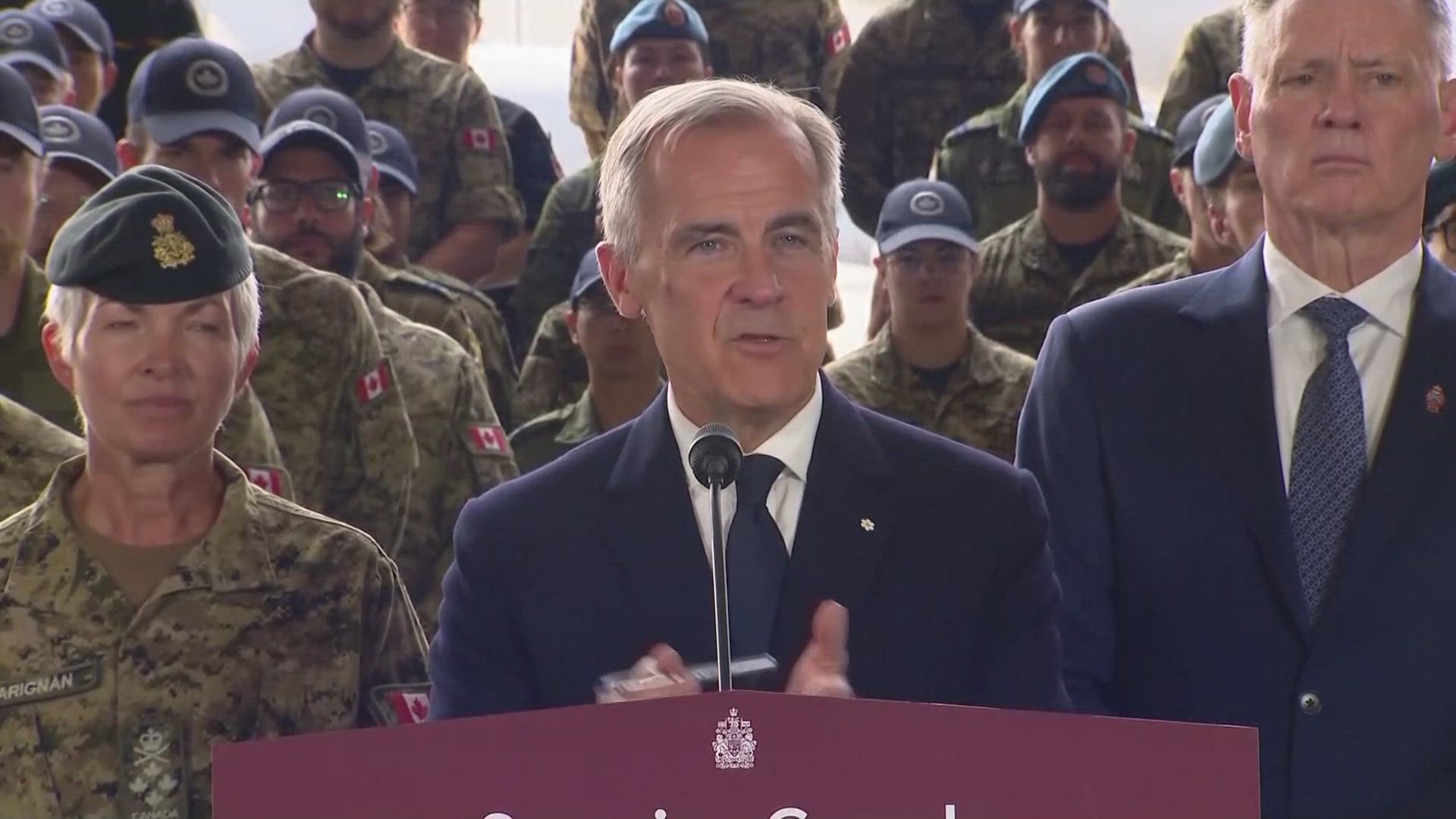 Canadian military woman’s proud and loving reaction to Carney’s speech