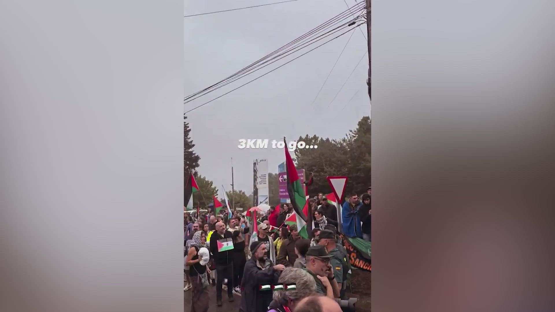 La impactante imagen que ha impedido a La Vuelta llegar a la meta: supera a la de Bilbao 