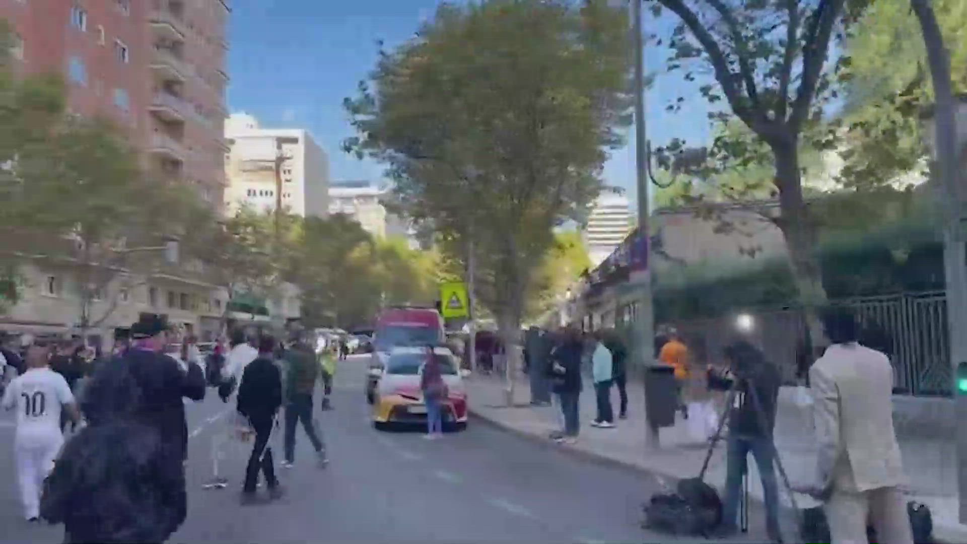 Enfrentamientos entre aficionados del Real Madrid y del Barça en el Bernabéu