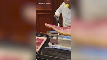 El vídeo viral de un cortador de jamón en Disney: no van a creer lo que ven sus ojos