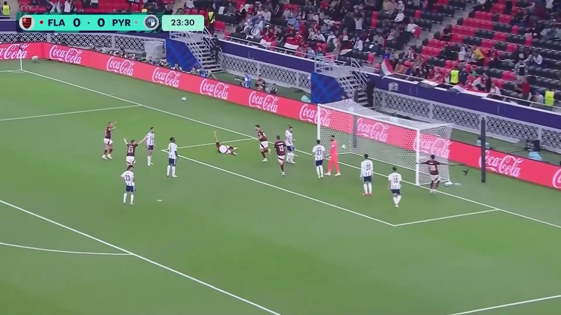 Resumen y goles del Flamengo vs Pyramids