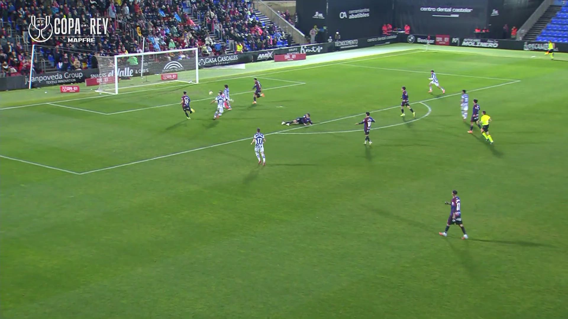 ¡Locura en el 95′! La Real consigue el pase en el último suspiro con un golazo