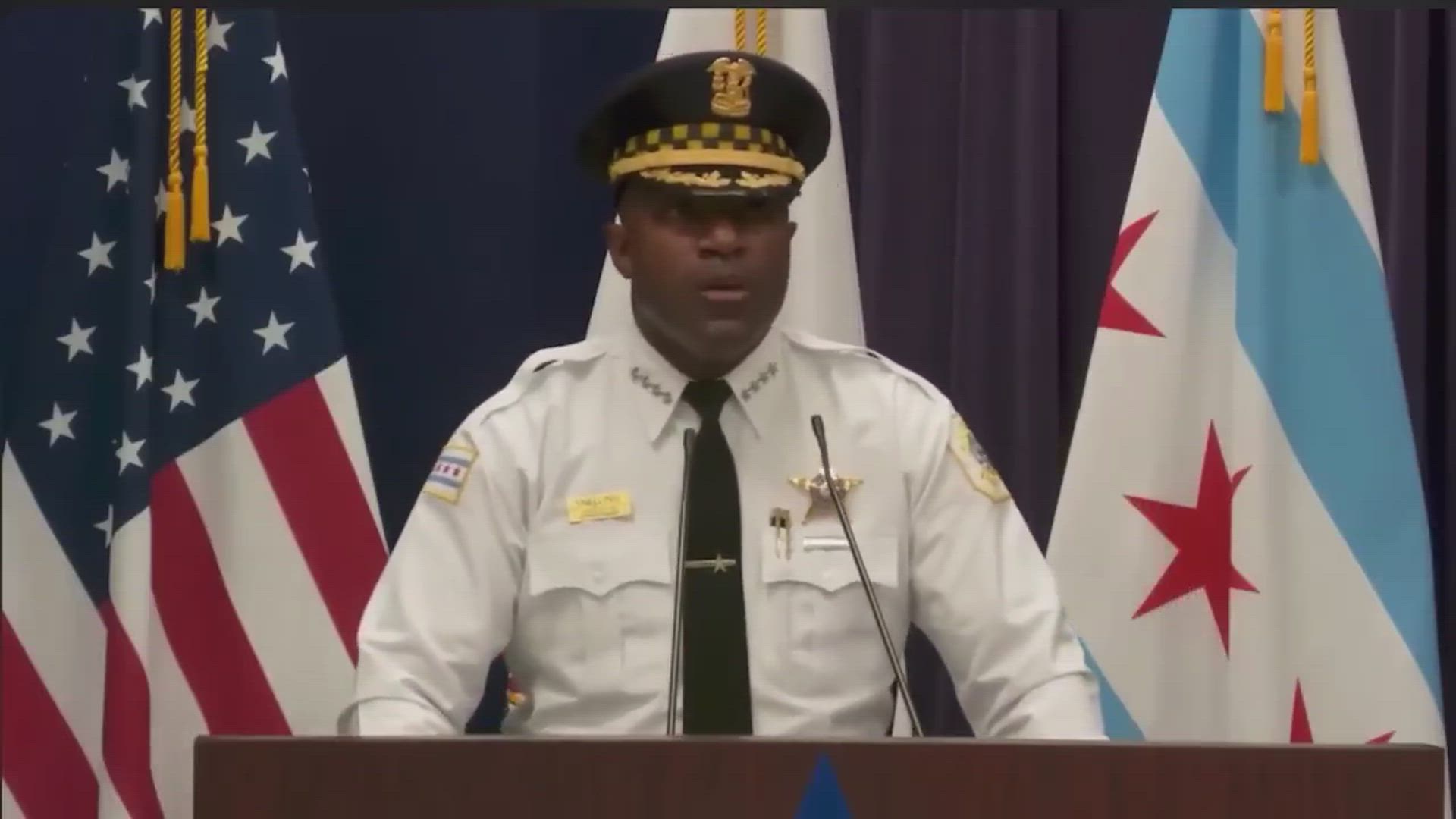 Chicago police chief goes viral for defending ICE agents