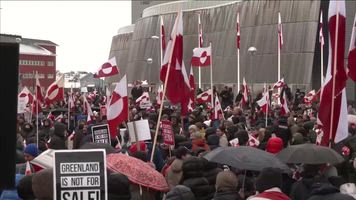 Protests in Greenland against Donald Trump's threat of annexation