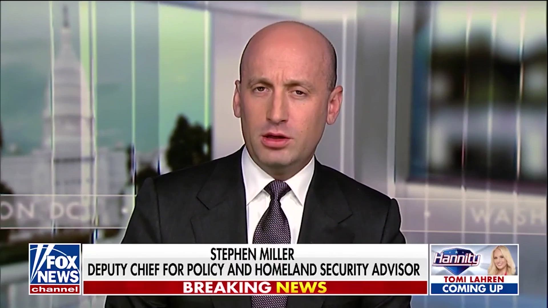 Stephen Miller defends Trump position on Greenland saying that "Denmark cannot defend it"