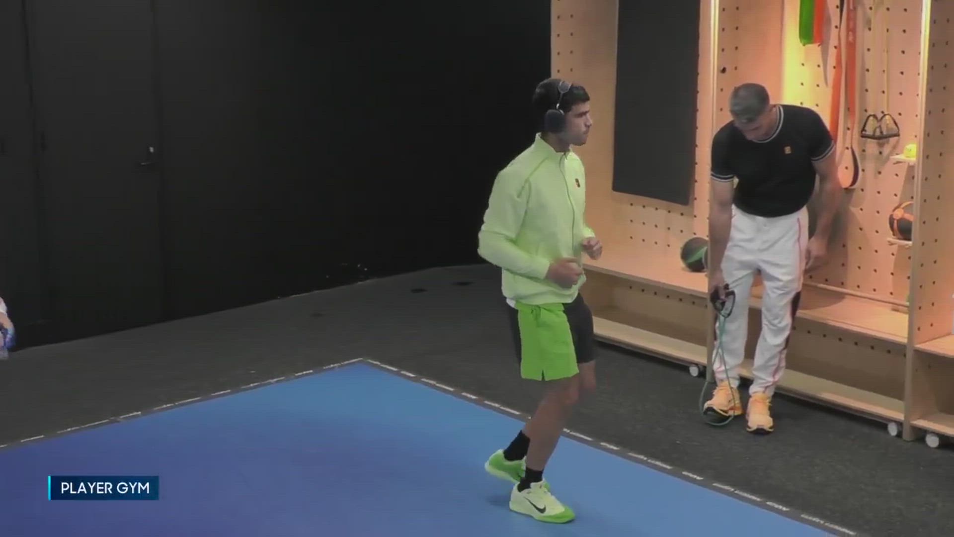 Las 9:18 y Alcaraz ya era viral en todo el planeta por lo que hace justo antes de su primera final de Australia: alucinen