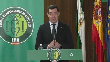 Juanma Moreno anuncia que se cancelan las clases prenseciales en casi toda Andalucia por la previsión de lluvia