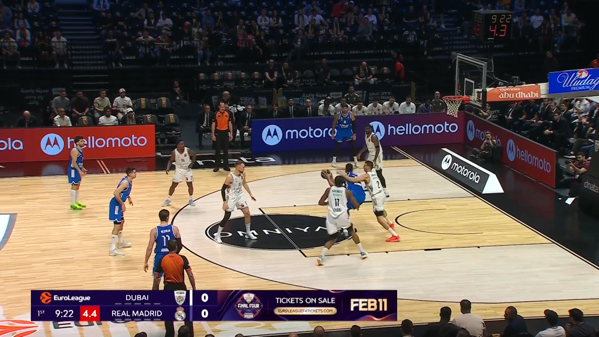 Resumen Dubai vs Real Madrid de Euroliga