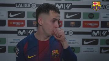 Zona mixta completa tras el FC Barcelona 3 - Mallorca 0
