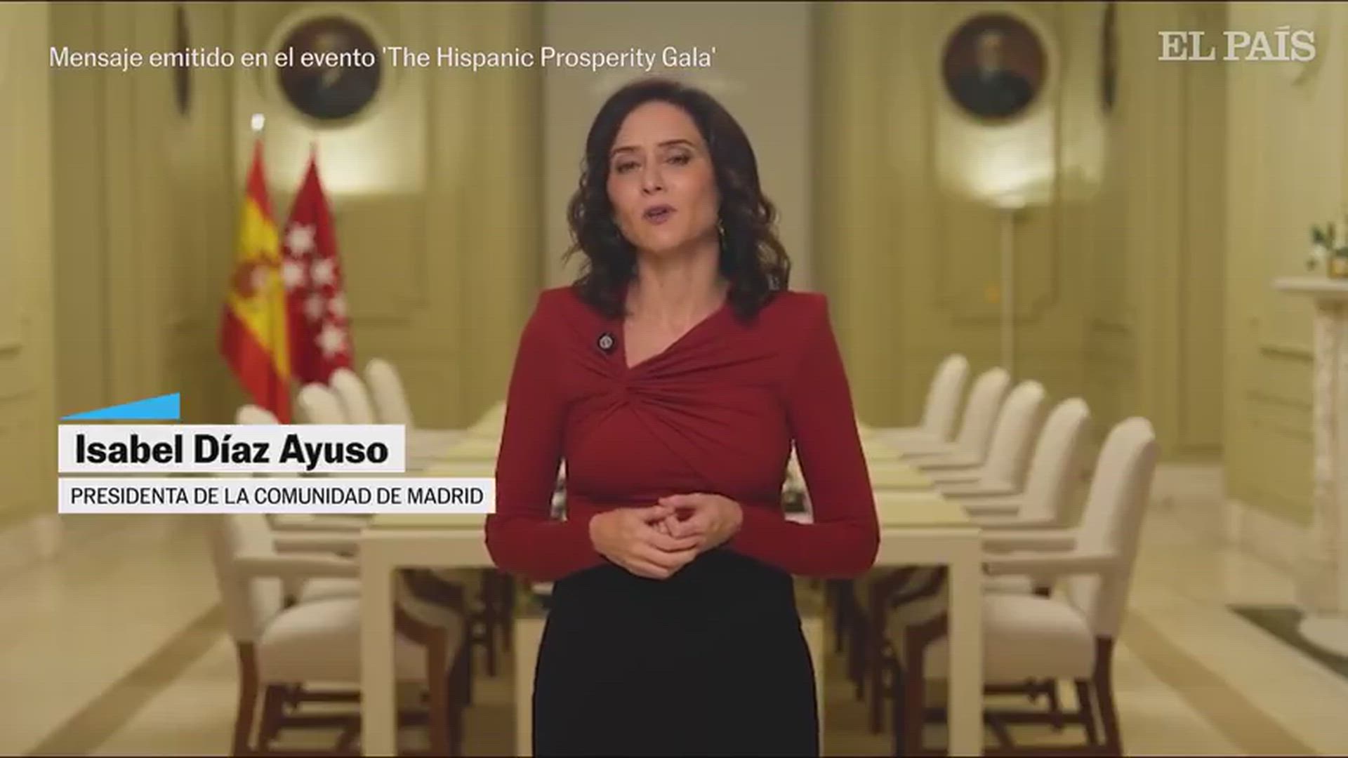 Ayuso compara al Gobierno de México con Cuba tras conceder la Medalla Internacional de la Comunidad a EEUU