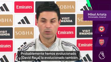Arteta destaca el trabajo de David Raya