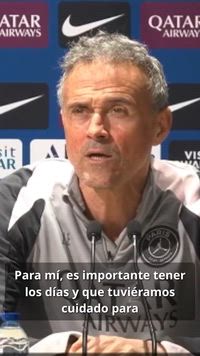 Luis Enrique señala la presión de alto nivel de sus jugadores y como gestiona la plantilla