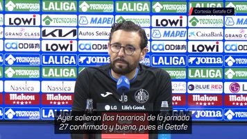 Bordalás, irónico con el calendario: 