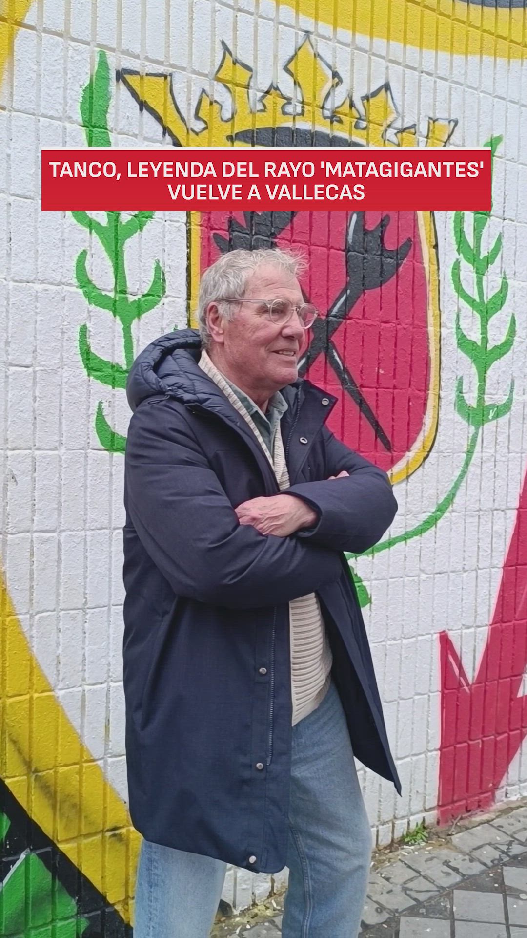 Tanco, leyenda del Rayo 'Matagigantes', vuelve a Vallecas