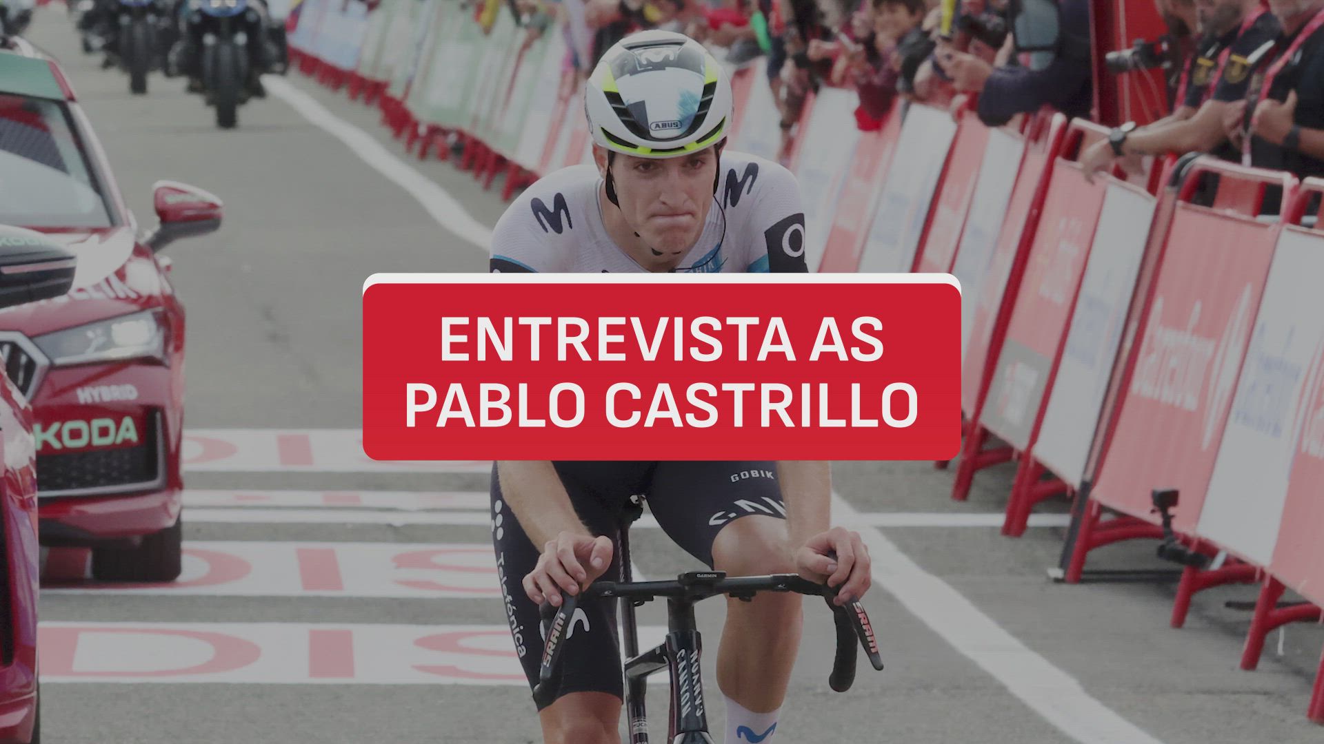 ENTREVISTA con PABLO CASTRILLO: el del MOVISTAR TEAM vuevle al UAE Tour con cuentas pendientes