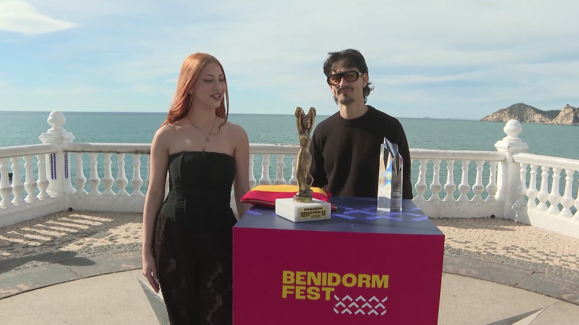 Tony Grox y Lucycalys eufóricos tras ganar el Benidorm Fest con 'T Amaré'