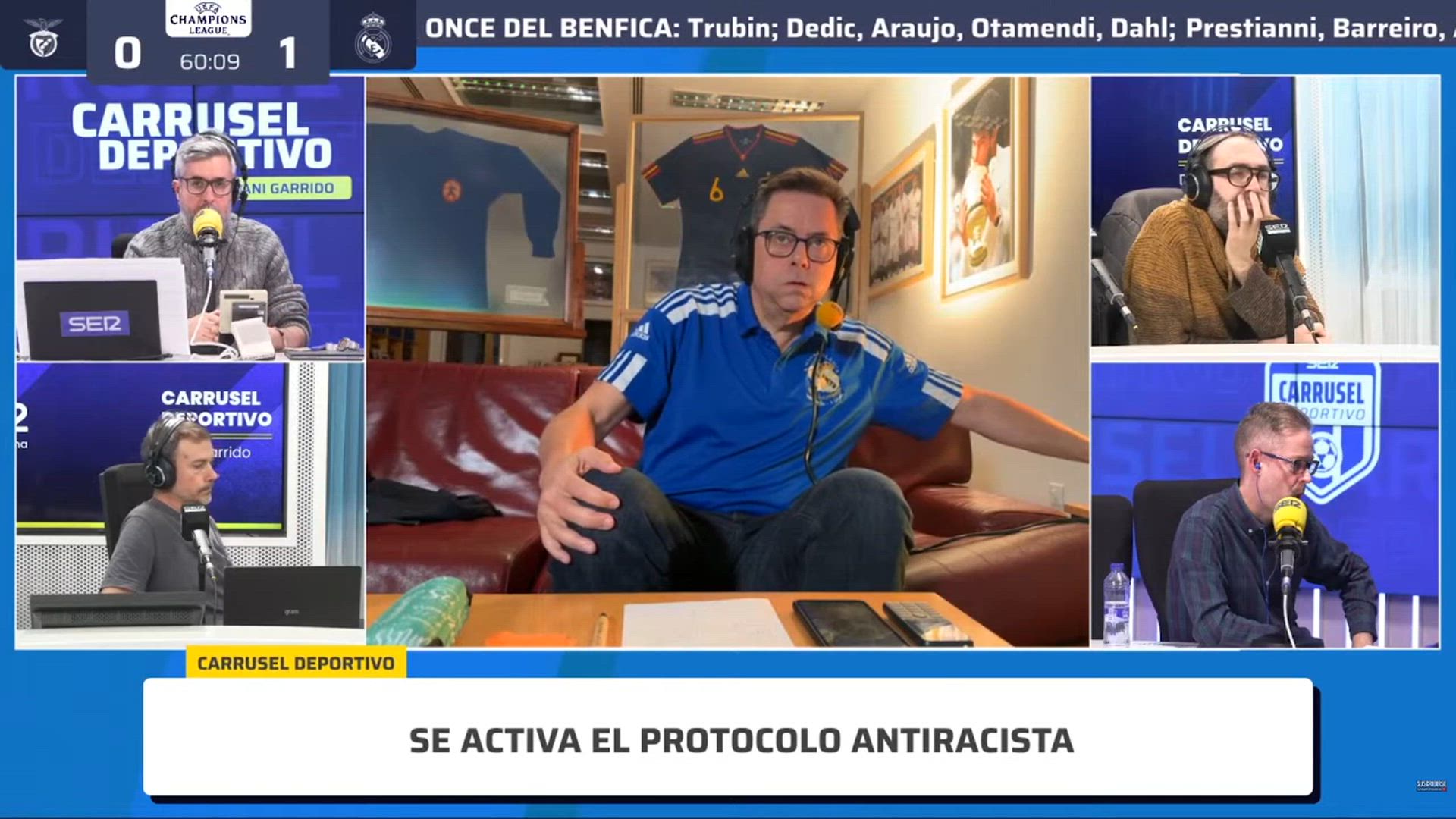 Iturralde explica con detalle qué va a hacer la UEFA ahora tras el presunto insulto racista a Vinicius