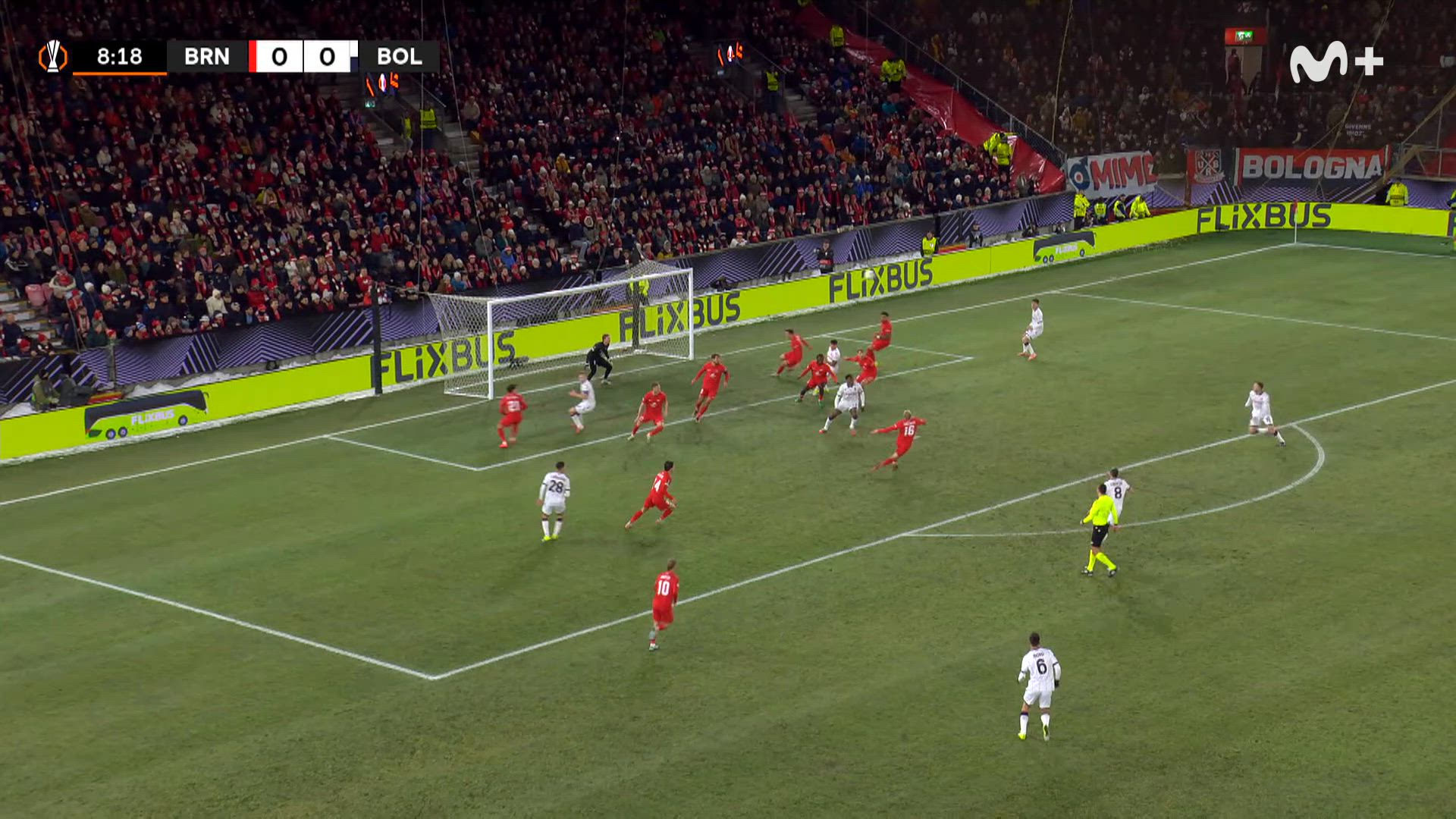 Resumen y goles Brann Bregen 0 - Bolonia 1 dieciseisavos de Europa League