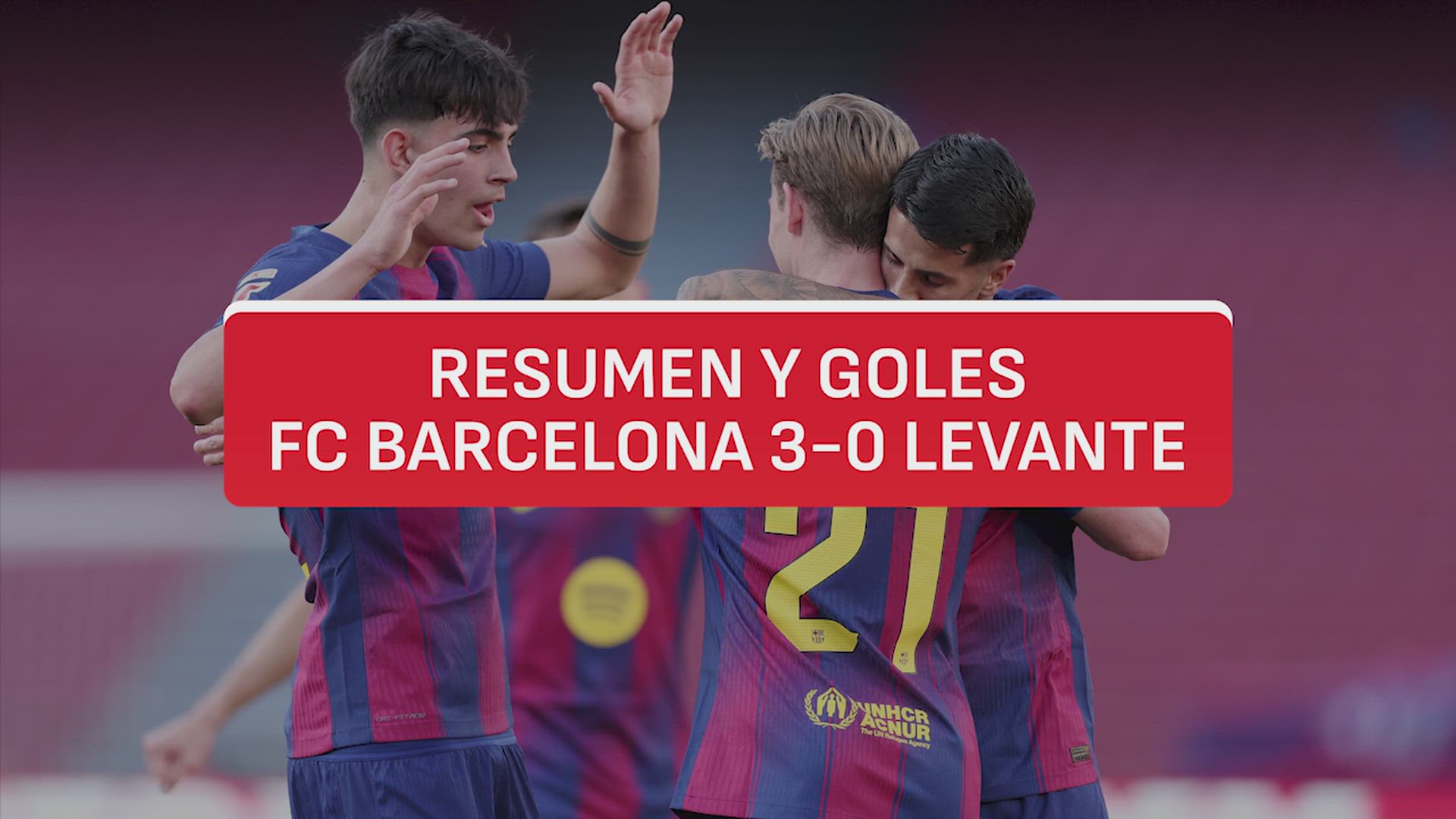 Resumen y goles FC Barcelona 3-0 Levante: El Barça vuelve a ser líder | Audio Carrusel