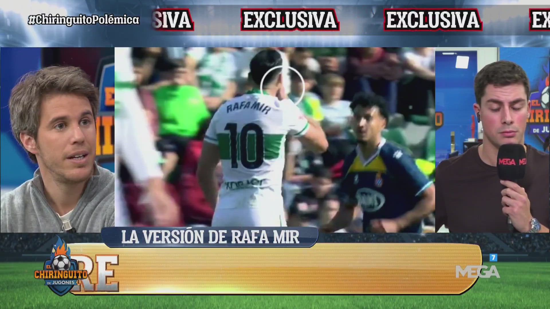 La versión de Rafa Mir: “Te voy a reventar la cabeza”