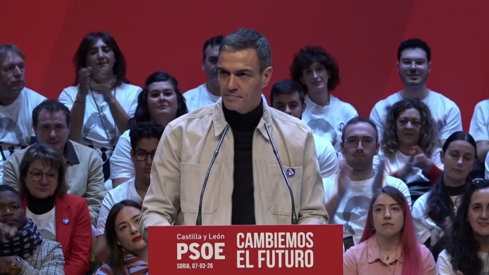 El discurso antibelicista de Sánchez para oponerse a la guerra en Irán