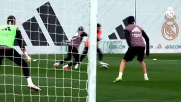 El Real Madrid sigue preparando el partido contra el Manchester City