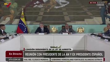 Zapatero se reúne con el presidente de la Asamblea Nacional de Venezuela