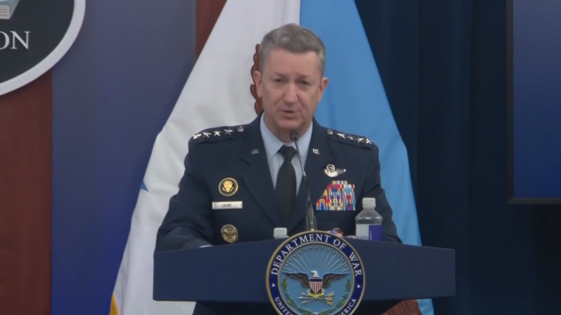 Dan Caine full press conference on Iran war