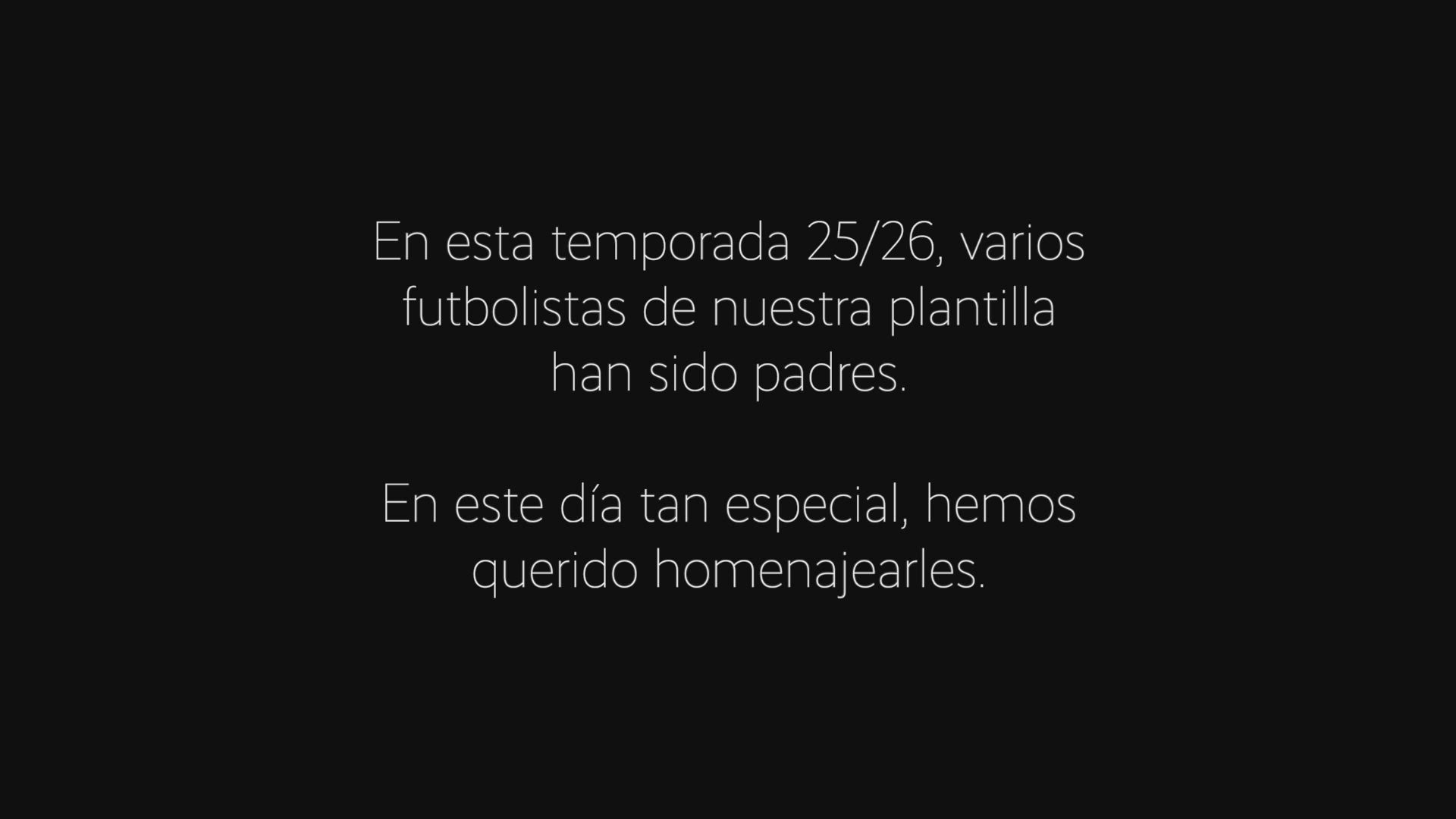 La SORPRESA del GETAFE a sus jugadores por el 'DÍA del PADRE'