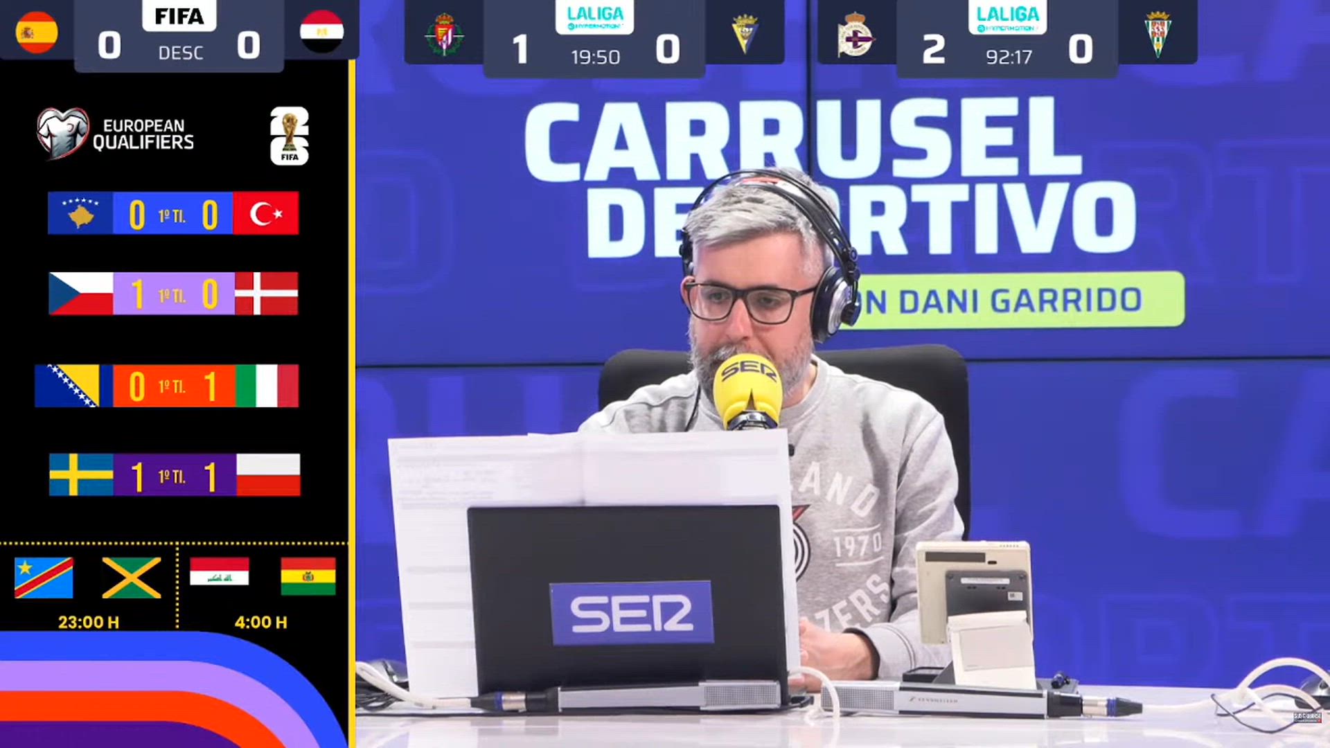 De los discursos más duros de Dani Garrido en Carrusel sin ningún tapujo tras lo sucedido en el España-Egipto